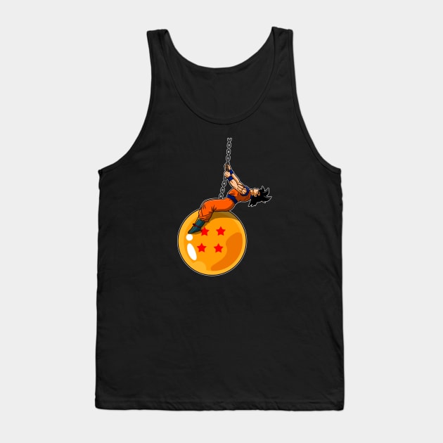 Wrecking Ball Funny Anime Manga Superhero Music Video Parody Tank Top by BoggsNicolas